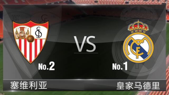 西甲联赛第18轮塞维利亚VS皇家马德里